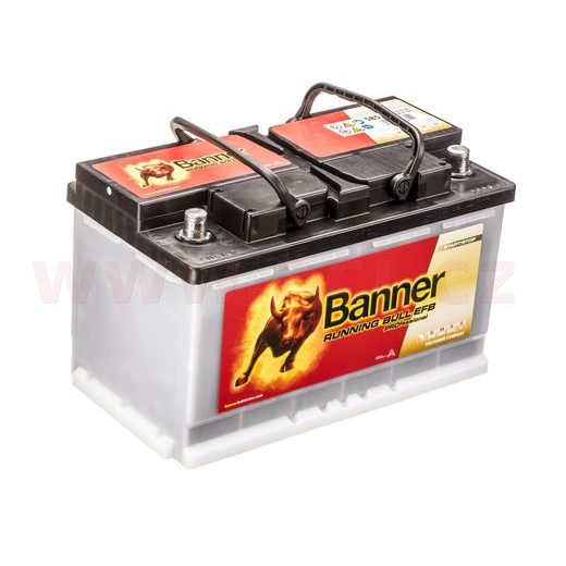 85AH BATÉRIA, 780A, PRAVÁ BANNER RUNNING BULL PROFESSIONAL EFB 315X175X190