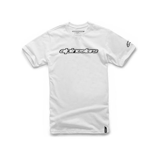 TRIKO WORDMARK TEE KRÁTKY RUKÁV, ALPINESTARS (BIELE)