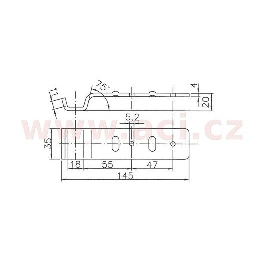 ZÁVĚR BOČNIC - PROTIKUS BVG 20-A ROVNÝ WINTERHOFF ORIGINÁL