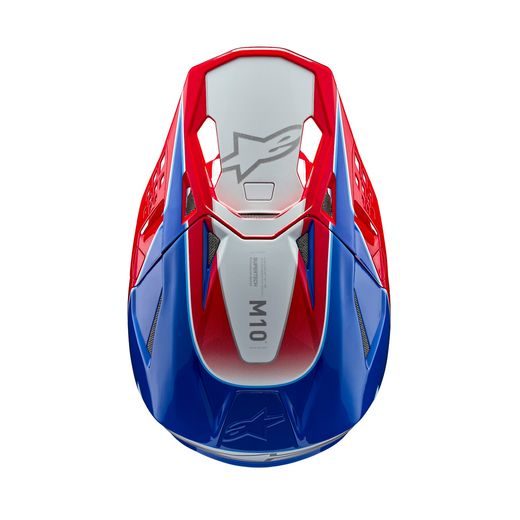 PRILBA SUPERTECH S-M10 AEON, ALPINESTARS (ČERVENÁ FLUO/MODRÁ)