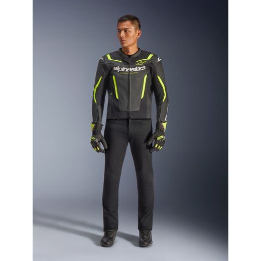 BUNDA GP FORCE V2 AIRFLOW, ALPINESTARS (ČERNÁ/ŽLUTÁ FLUO) 2026