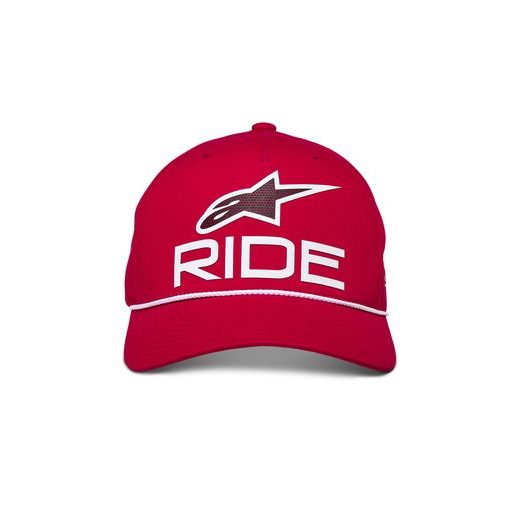 ŠILTOVKA RIDE COMP SNAPBACK, ALPINESTARS (ČERVENÁ/BÍLÁ/ČERNÁ)