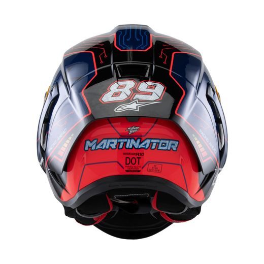 PRILBA SUPERTECH R10 LIMITOVANÁ EDÍCIA MARTINATOR JORGE MARTIN, ALPINESTARS (MODRÁ/FIALOVÁ/ČERVENÁ/ŽLUTÁ) 2025