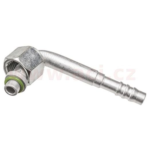 FITINKA HLINÍKOVÁ NAMAČKÁVACIA K EXPANZNÉMU VENTILU 90° PRE HADICE G6 (8 MM)