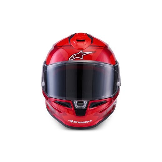 PRILBA S-R7 A-CORE, ALPINESTARS (ČERVENÁ/BÍLÁ) 2026