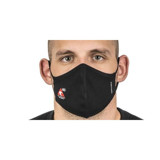 ROUŠKA PW CV22 ANTIMIKROBIALNÍ, ČERNÁ S LOGEM ACI, SEŘIZOVATELNÉ ŠŇŮRKY ZA UCHO