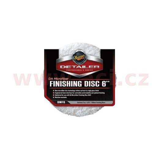MEGUIARS DA MICROFIBER FINISHING DISC 6" LEŠTIACI KOTOTUČ (2 KS)
