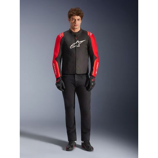 BUNDA T-SPS 2 WATERPROOF, ALPINESTARS (ČERVENÁ/ČERNÁ/BÍLÁ) 2026