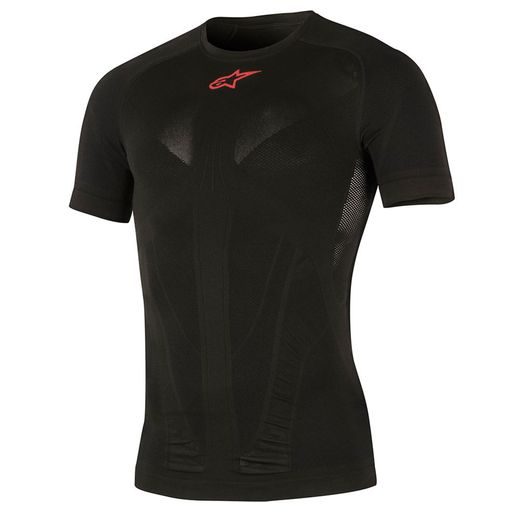 TERMOPRÁDLO S KRÁTKYM RUKÁVOM TECH, ALPINESTARS (ČERNÁ/ČERVENÁ)