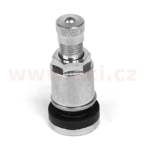 VENTIL BEZDUŠOVÝ KOVOVÝ STŘÍBRNÝ SE ZAPUŠTĚNOU MATICÍ 37MM VALOR