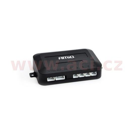 PARKOVACÍ ASISTENT ZADNÍ - ZVUKOVÁ SIGNALIZACE + LED DISPLEJ, 4X SENZOR (STŘÍBRNÉ)