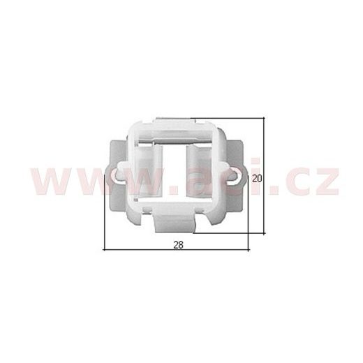 PLASTOVÁ PŘÍCHYTKA PŘ. SVĚTLA (SADA 10 KS)