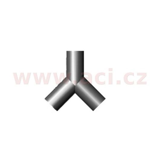 UNIVERZÁLNÍ ROZDVOJOVACÍ TRUBKA VÝFUKU TVARU Y, VNĚ. PR. 101,6 MM, ÚHLY 2X135°,1X90°, NEREZ