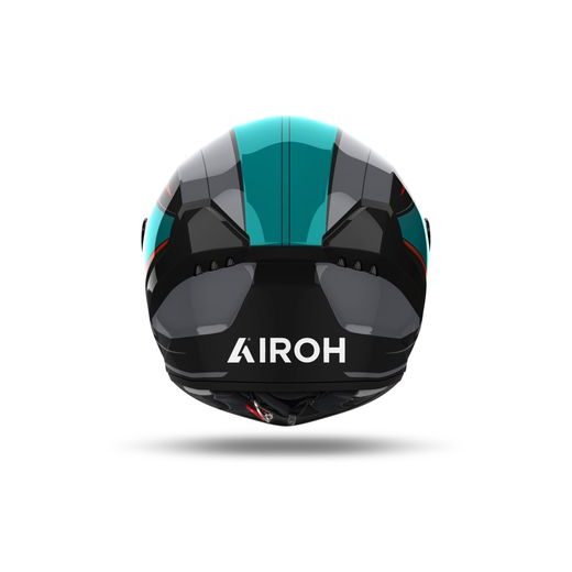 PRILBA CONNOR DUNK, AIROH (LESKLÁ ČERNO-TYRKYSOVÁ) 2025