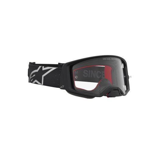 OKULIARE SUPERTECH VESTA, ALPINESTARS (ČIERNA MATNÁ/STŘÍBRNÁ, ČÍRE PLEXI) 2027
