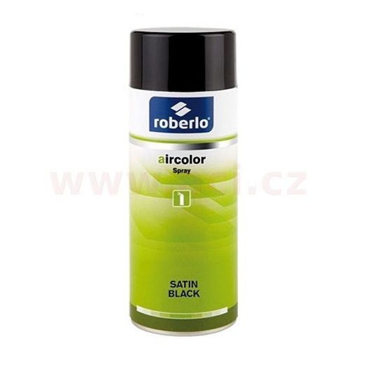 AIRCOLOR SPREJ BARVA (ČERNÁ SATIN) ROBERLO 400 ML