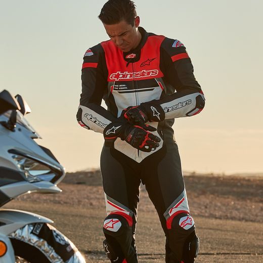 RUKAVICE GP PLUS R 2, ALPINESTARS (ŠEDÁ/ČERNÁ/ŽLUTÁ FLUO/ČERVENÁ FLUO/BÍLÁ)