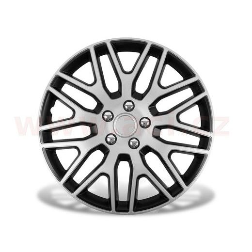 KRYT KOLA 15" STŘÍBRNO-ČERNÝ (1 KS)