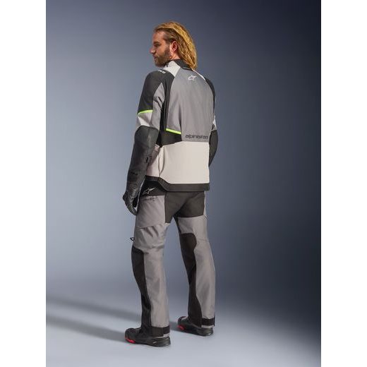 BUNDA ANDES V4 DRYSTAR, ALPINESTARS (TMAVO ŠEDÁ/SVĚTLE ŠEDÁ/ČERNÁ/ŽLUTÁ FLUO) 2026