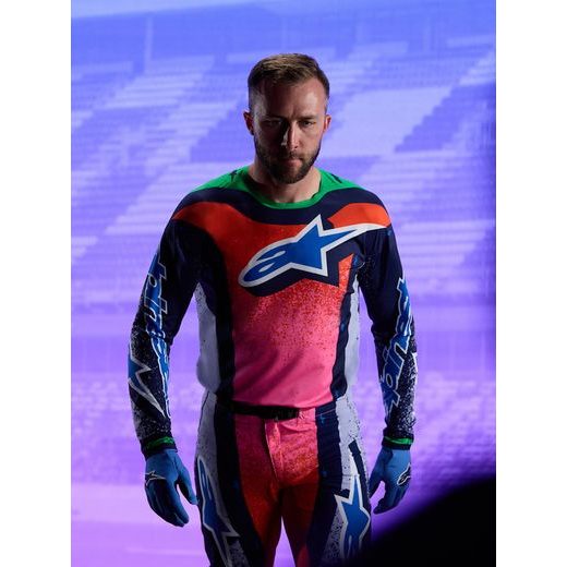 NOHAVICE SUPERTECH LIMITOVANÁ EDÍCIA RECORDS, ALPINESTARS (ŠEDÁ/MULTICOLOR) 2026
