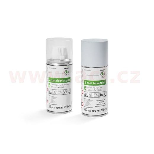 LAKOVÝ SPREJ ŠKODA - BÍLÁ MOON METALÍZA (S9R) ORIGINÁL