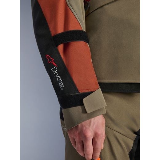 BUNDA ANDES V4 DRYSTAR, ALPINESTARS (SVETLE HNĚDÁ/TMAVĚ ORANŽOVÁ/ČERNÁ) 2026