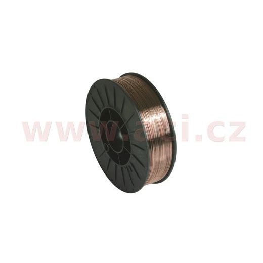 SVAŘOVACÍ DRÁT OCEL 0.8 MM, PLASTOVÁ CÍVKA 200 MM, 5 KG - ER70S-6 / G3SI1