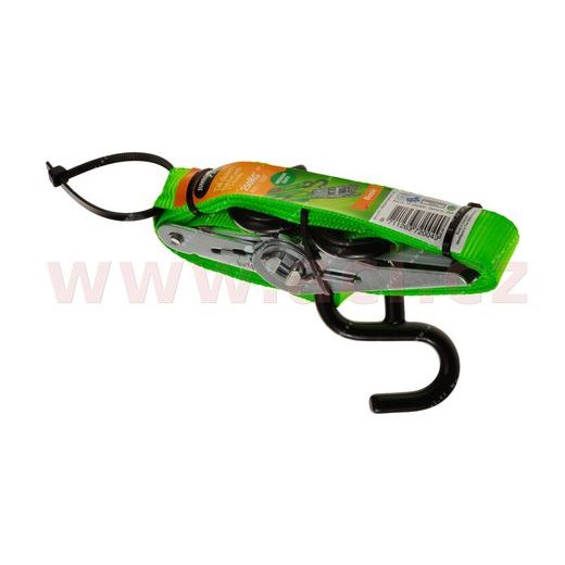 UPÍNACÍ POPRUH S RÁČNOU 25 MM, 250 KG, S-HÁKY