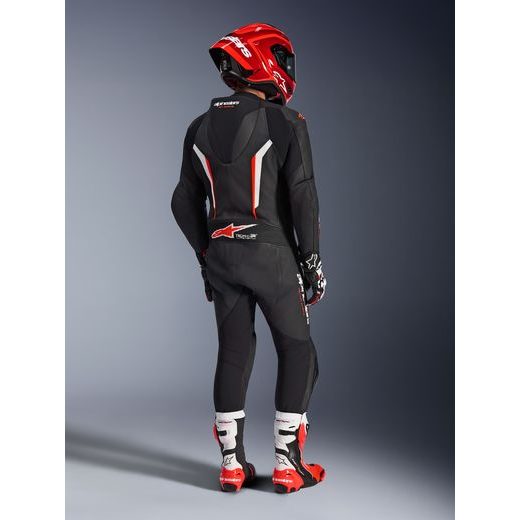 JEDNODIELNA KOMBINÉZA GP FORCE V2, ALPINESTARS (ČERNÁ/BÍLÁ/ČERVENÁ FLUO) 2026