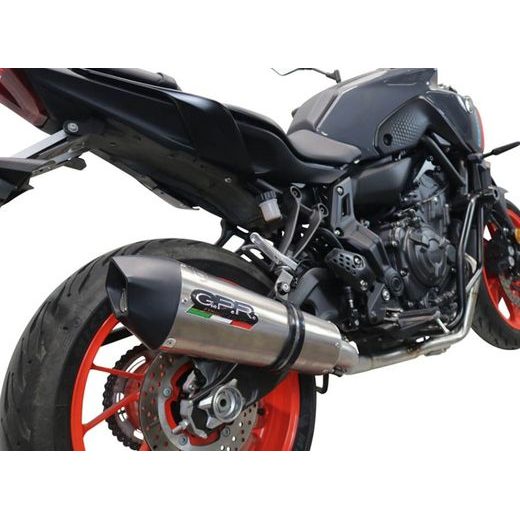 VÝFUK KOMPLETNÝ GPR NEW GRAND PRIX EVO TITANIUM E5.Y.225.CAT.GPAN.TO BRUSHED TITANIUM INCLUDING REMOVABLE DB KILLER AND CATALYST