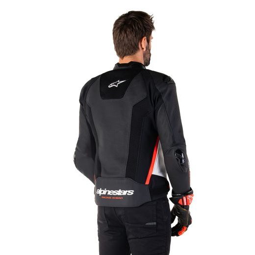 BUNDA MISSILE 3 AIRFLOW, ALPINESTARS (ČERNÁ/BÍLÁ/ČERVENÁ FLUO) 2026