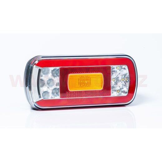ZADNÍ SVĚTLO LED 220X100 MM 5 PIN BAJONET, L=P