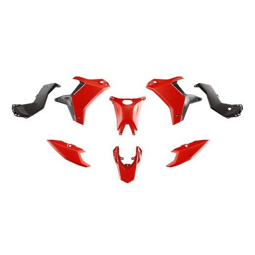 SADA PLASTOV YAMAHA TENERE, RTECH (ČERVENO-ČIERNA, 5 DIELOV)