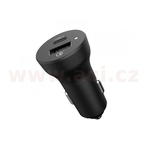 DUÁLNÍ USB NABÍJEČKA S RYCHLONABÍJENÍM QC 3.0 S USB-C