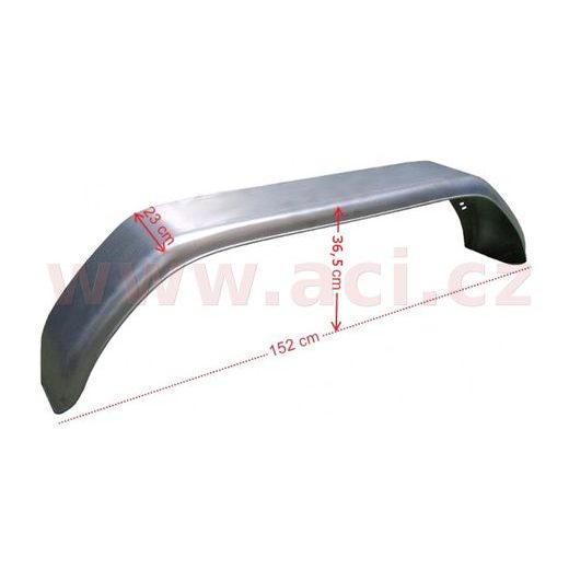 BLATNÍK TANDEMOVÝ PLECHOVÝ LOMENÝ ŠÍŘKA 230 MM, VÝŠKA 380 MM, DÉLKA 1510 MM ORIGINÁL