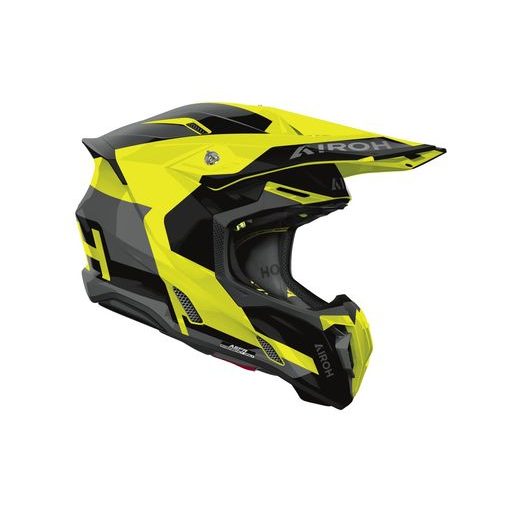 PRILBA TWIST 3 FANCY, AIROH (ŽLTÁ FLUO LESKLÁ) 2026