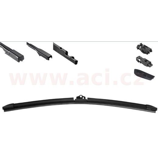 PLOCHÝ STĚRAČ VALEO FIRST MULTICONNECTION (550 MM) 1 KS - VČETNĚ SADY ADAPTÉRŮ