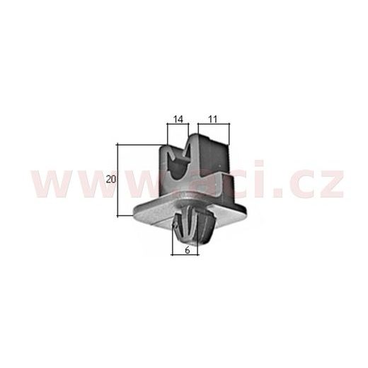 PLASTOVÁ PŘÍCHYTKA (SADA 5 KS)