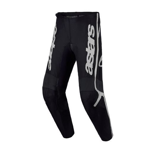 NOHAVICE FLUID APEX V2, ALPINESTARS (ČERNÁ/STŘÍBRNÁ) 2027