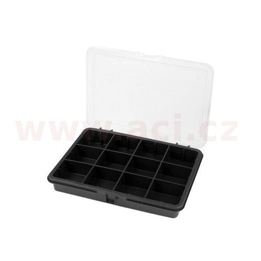 KRABIČKA NA SOUČÁSTKY 180X128X32MM 12 SEKCÍ