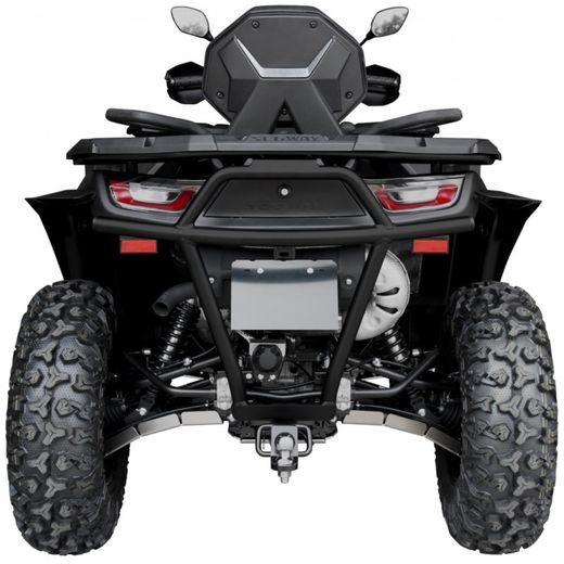 XRW REAR BUMPER ALU SX7 BLACK - SEGWAY AT10 W (2025+)
