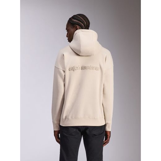 MIKINA EMERGENT OVERSIZED HOODIE, ALPINESTARS (BIELA OFF WHITE)