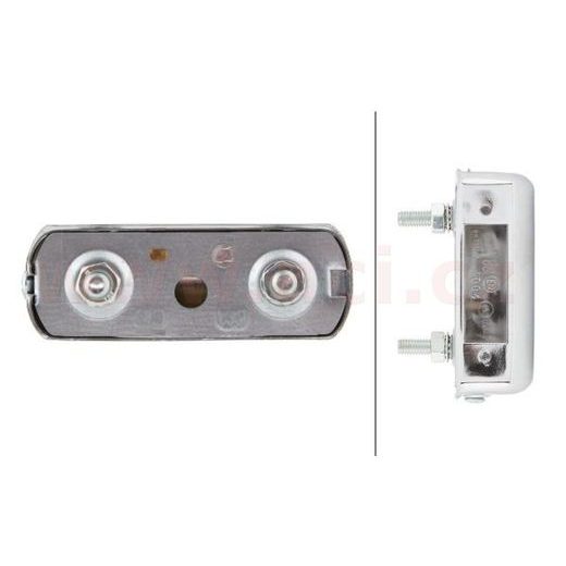 OSVĚTLENÍ REGISTRAČNÍ ZNAČKY CHROMOVÉ HELLA