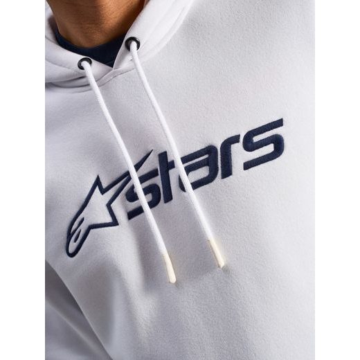 MIKINA BLAZE HOODIE 3, ALPINESTARS (BÍLÁ/MODRÁ)