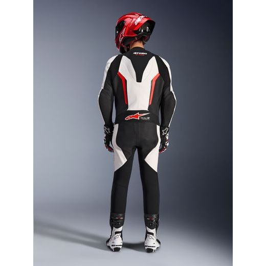 JEDNODIELNA KOMBINÉZA GP FORCE V2, ALPINESTARS (BÍLÁ/ČERNÁ/ČERVENÁ FLUO) 2026