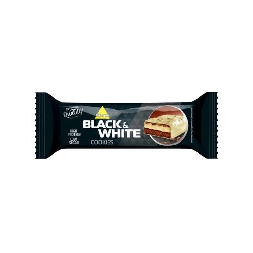 PROTEINOVÁ TYČINKA S POLEVOU Z TMAVÉ ČOKOLÁDY PREMIUM BLACK&AMP;WHITE 45G& (INKOSPOR - NEMECKO)