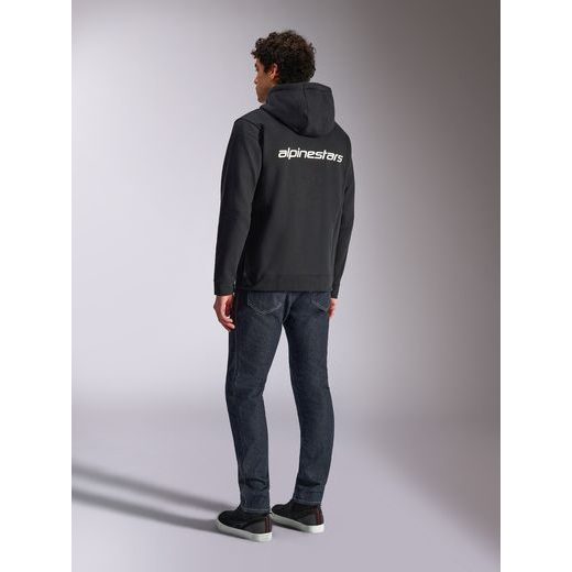 MIKINA TRANSVERSE HOODIE, ALPINESTARS (ČIERNA)