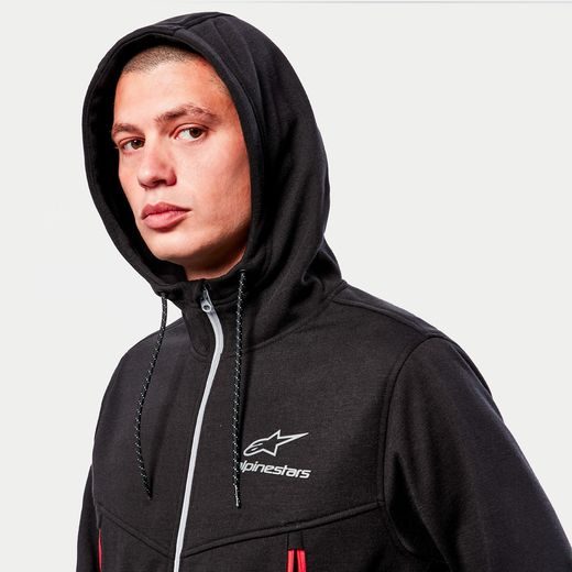 BUNDA GORGE, ALPINESTARS (ČERNÁ/ČERVENÁ)