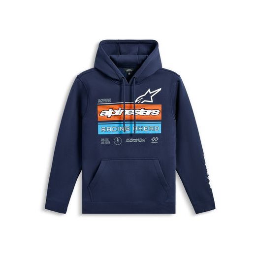 MIKINA HARKEN HOODIE, ALPINESTARS (MODRÁ)