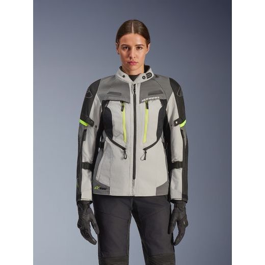 BUNDA STELLA BOGOTA PRE DRYSTAR, ALPINESTARS, DÁMSKA (ŠEDÁ/TMAVĚ ŠEDÁ/ČERNÁ/ŽLUTÁ FLUO) 2026